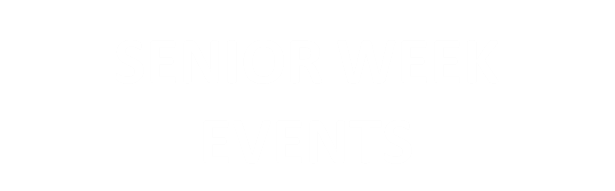 senior week events button with purple burst background